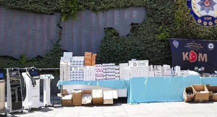 Kuyu-8" operasyonlarında gözaltına alınan 61 şüpheli sağlık kontrolünden geçirildi