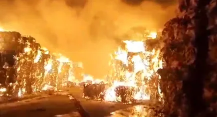 Aydın'daki Kipaş Kağıt Fabrikası’ndaki yangın yeniden kontrolden çıktı!