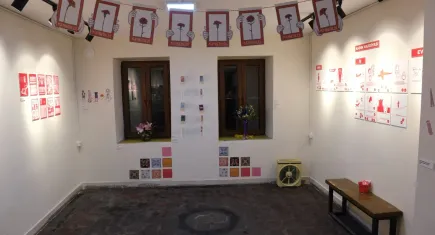 Mücadele Sanatla Buluştu: "Anneme Sarıl, Bu Şehri Yak" Sergisi Açıldı