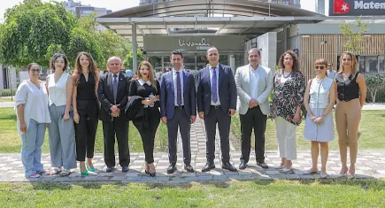 Başkan Önal, Lefkoşa Türk Belediyesi Başkanı Mehmet Harmancı’yı ağırladı