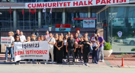 Çiğli Belediyesi’nden atılan işçilerden Ankara çıkarması