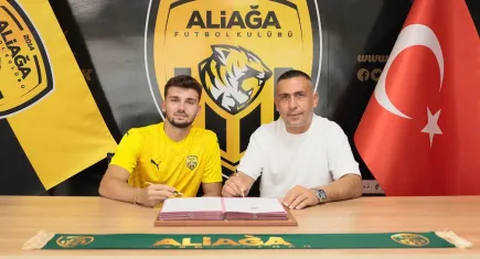 Eren Bayraktar Aliağa FK'nın kadrosunda
