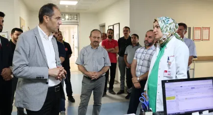 Kayseri'de sağlık hizmetleri yerinde değerlendirildi
