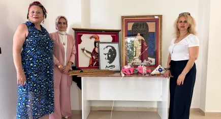 Keçe afetzede kadınların elinde sanata dönüşüyor