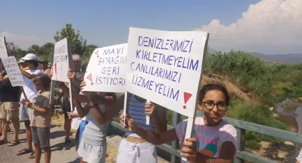 Dikili'de site sakinleri arıtma tesisi  istiyor