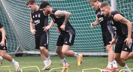 Beşiktaş, yeni sezon hazırlıklarını sürdürdü