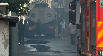 Bursa’daki yangınından yaşlı kadın son anda kurtarıldı