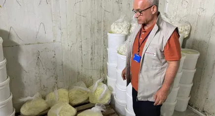 Kaçak peynir ele geçirildi!