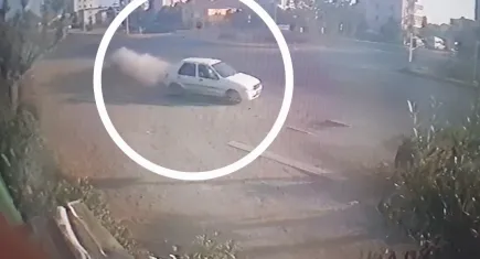 Samsun'da ölüm onu böyle yakaladı!
