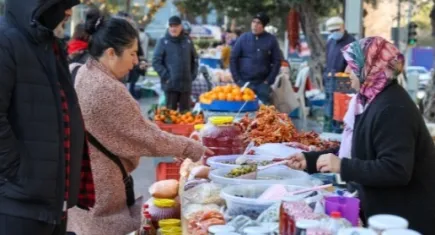 Buca’da kadınların emeğiyle hazırlanan ürünler pazarda yerini alacak