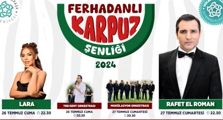 Ferhadanlı Karpuz Şenliği'ne sayılı saatler kaldı