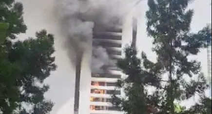Antalya'da büyük panik: Klima motoru patladı