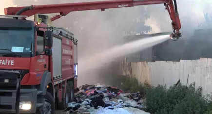 Bursa’da fabrika yangını