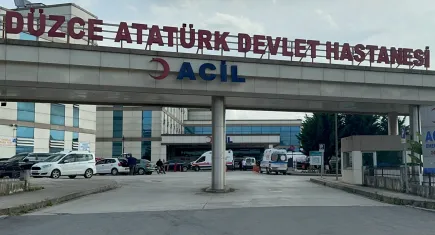 Düzce'de metrelerce yükseklikten düşen bebek ağır yaralandı