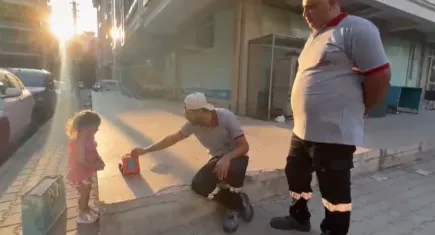 Minik İnci’nin çöp kamyonu macerası sosyal medyada büyük ilgi gördü