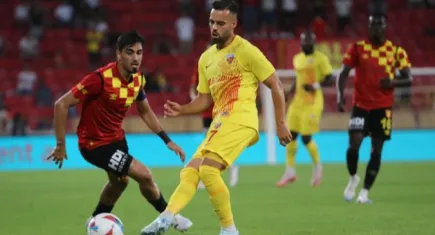 Göztepe hazırlık maçında galip oldu