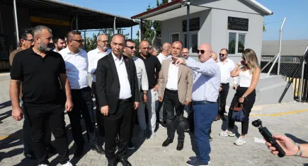 Muzaffer Bıyık, meclis üyelerine projeyi gezdirdi  