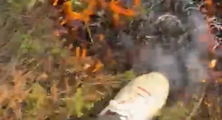 Tokat'ta yangına ayaklı müdahale