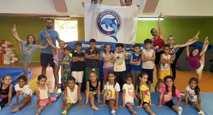Geleceğin cimnastik yıldızları Ege'de yetişiyor