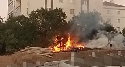 Bursa'da korkutan yangın!