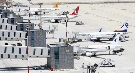 Çukurova Uluslararası Havalimanı'na ilk yolcu uçağı indi