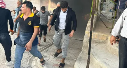 Patlayıcı yüklü araç patladı!