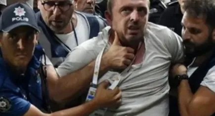Göztepe maçında Fenerbahçe Başkanı Ali Koç'u iterek düşüren zanlı gözaltında