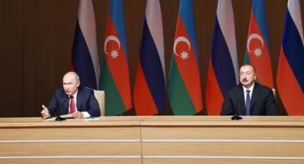 Vladimir Putin Azerbaycan'da