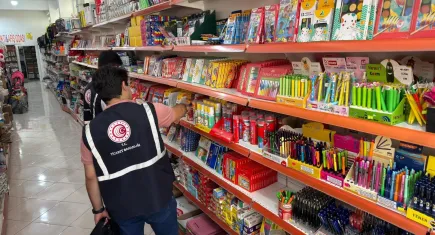 Afyonkarahisar'da kırtasiyeler denetlendi