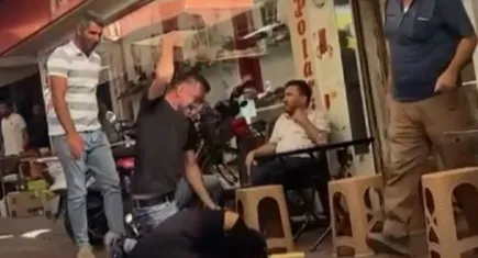 Manisa'da eşini döven adama müdahale etmeyen kişiye sosyal medyada tepki gösterilmişti....O kişi engelli çıktı!