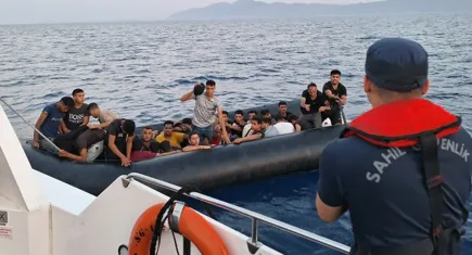 Muğla'da düzensiz göçmenler kurtarıldı