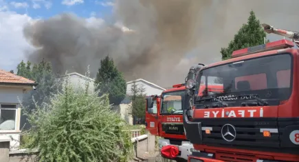 Kayseri'de büyük yangın!