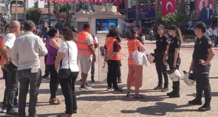 Menemen’de işten çıkarılan işçiler 9 Eylül kutlamalarına alınmadı
