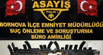 İzmir'de silah tacirlerine operasyon düzenlendi