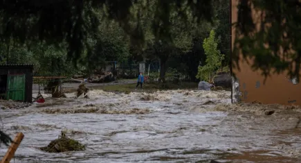 Polonya'yı Boris Fırtınası vurdu: Yerleşim yerleri sular altında