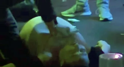 Metin Arolat'a yapılan kalp masajı kamerada