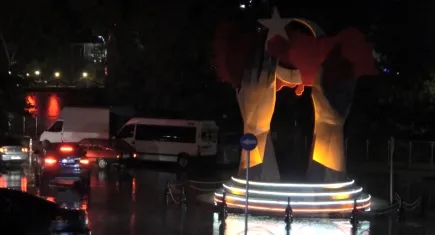 Bartın'da şiddetli yağış etkili oldu
