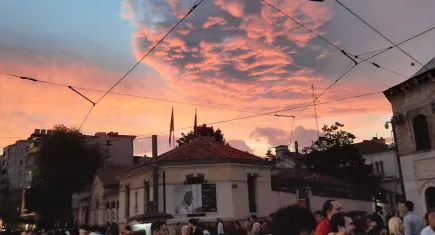 İstanbul'da gün batımı hayran bıraktı