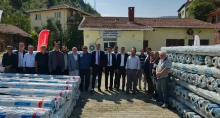 Bilecik'te çiftçilere destek