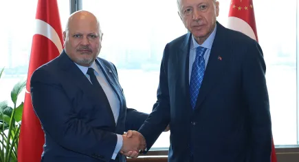 Cumhurbaşkanı Erdoğan, UCM Başsavcısı Han’ı kabul etti
