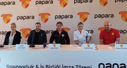 Göztepe Voleybol'un sponsoru Papara oldu