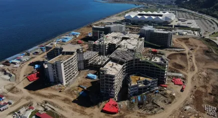 Trabzon Şehir Hastanesi inşaatı bitmek üzere