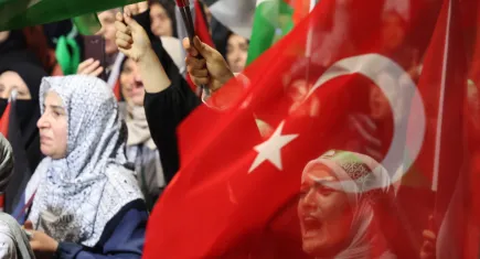 Elazığ'da Filistin'e destek mitingi