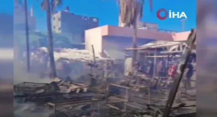 İsrail, Gazze'de hastane bahçesindeki çadırları vurdu: Çok sayıda ölü var