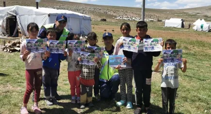 Erzurum’da trafik eğitimi