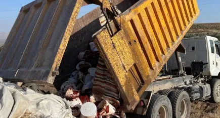 Hatay'da salçalar imha edildi