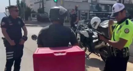 Kahramanmaraş'ta motosiklet denetimi 