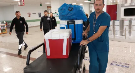 Kalp krizi geçiren hasta organları ile 3 kişiye hayat verdi