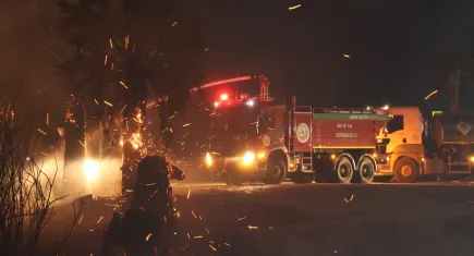 Adana’da yangın!