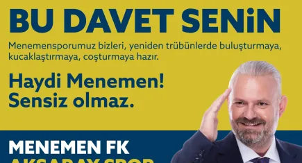 Menemen’in kalbi yeşil sahada atacak